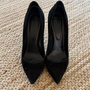 Sergio Rossi Black Suede Pumps (size 40)